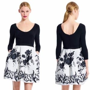 Adrianna Papell mix media dress